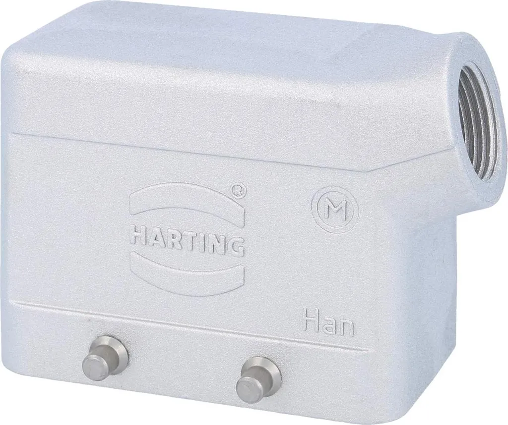 Boîtier Harting Han 10B CEM Bas 1xM20 - Haute Température 2 Étriers