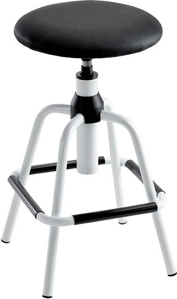 Siège d'atelier pivotant Mayer myRONDO noir réglable en hauteur