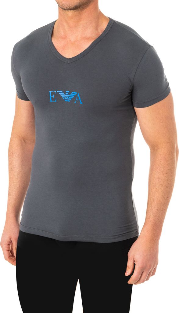Emporio Armani Kurzarm-T-Shirt für Herren mit V-Ausschnitt 110810-8P715