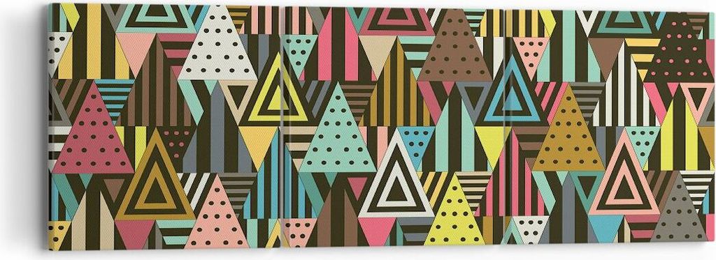 Bild auf Leinwand - Leinwandbild - Abstraktion modern - 90x30cm - Wand Bild - Wanddeko - Wandbilder - Leinwanddruck - Bilder - Kunstdruck - Wanddek...