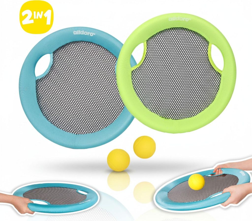 2 in 1 Beachball-Set & XL Wurfscheibe - Doppelspaß für Produktbild 
