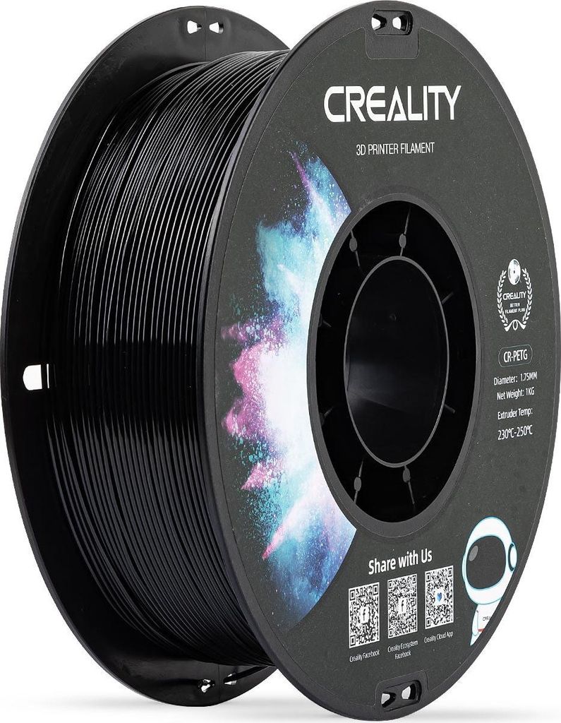 Creality Filament Creality CR-PETG 1KG 1.75mm, Schwarz Produktbild 