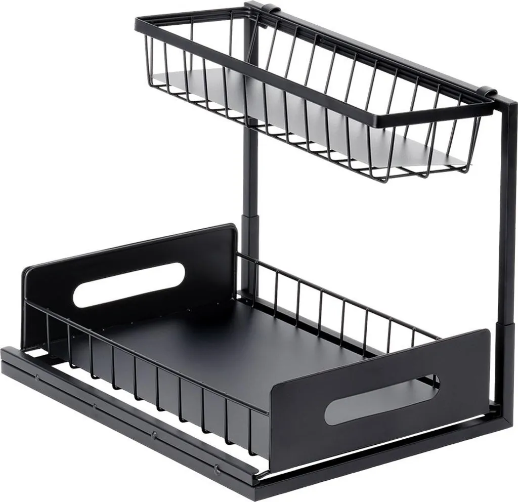Double étagère de rangement cuisine pour optimiser votre plan de travail - 6
