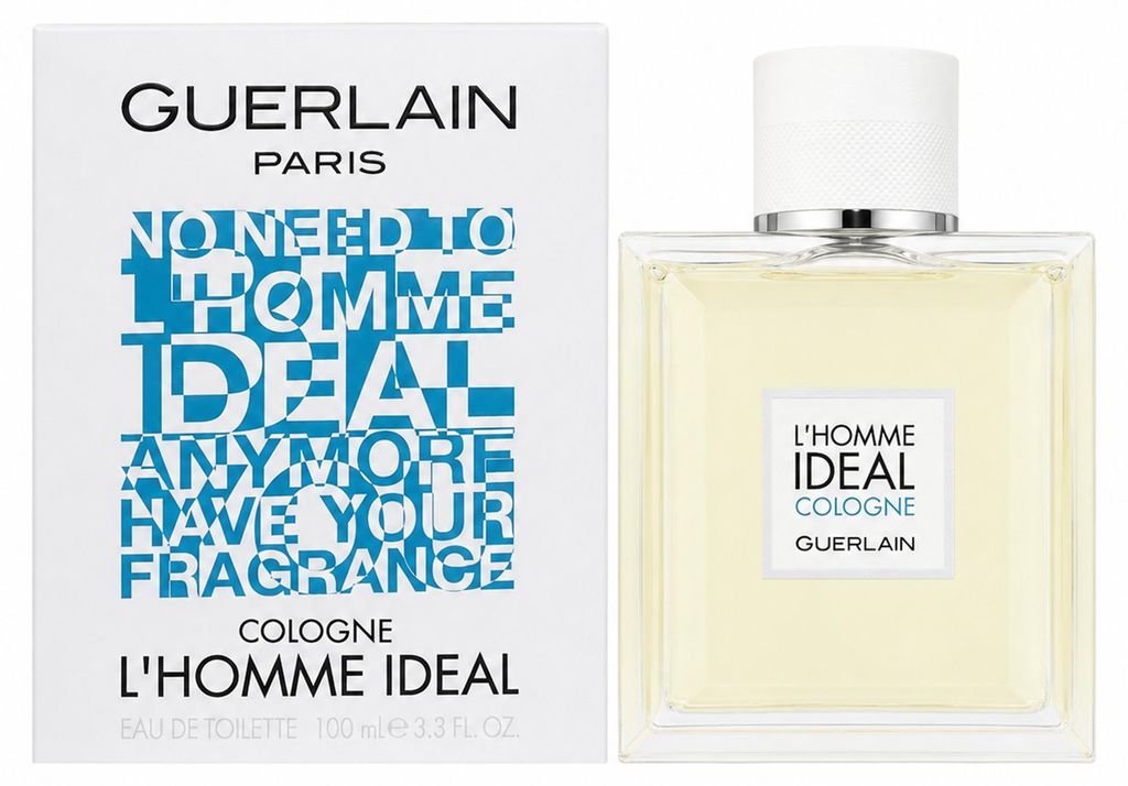 Guerlain Cologne L'Homme Ideal, 100 ml, eau de toilette Productafbeelding  AI-gegenereerde afbeelding
