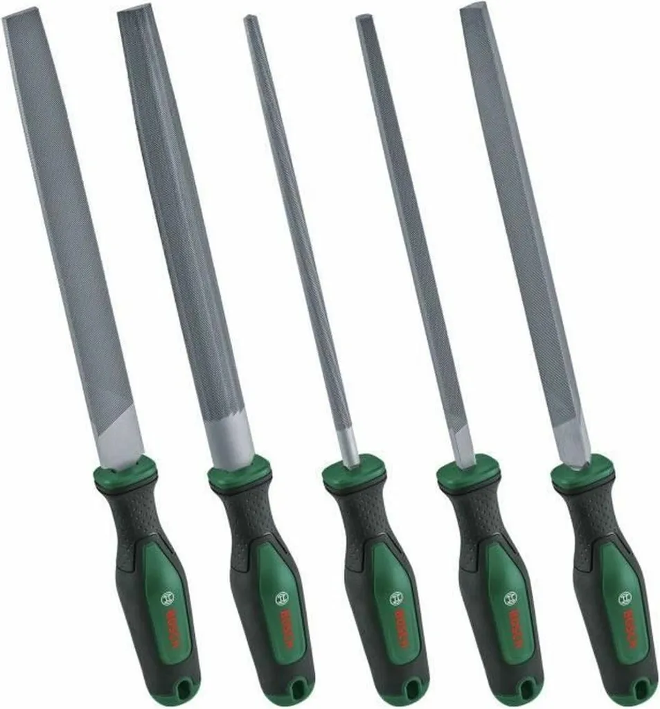 Limes acier Bosch 5 pièces pour ébavurer et ajuster vos pièces de métal