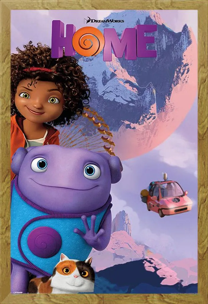 Poster Luna Home Smektakulärer Trip con Cornice Shinsuke Rovere MDF