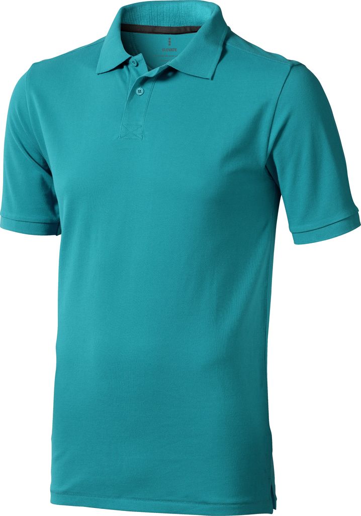 Elevate Herren Poloshirt Calgary, kurzärmlig (2 Stück/Packung) PF2498 (L) (Wasserblau)