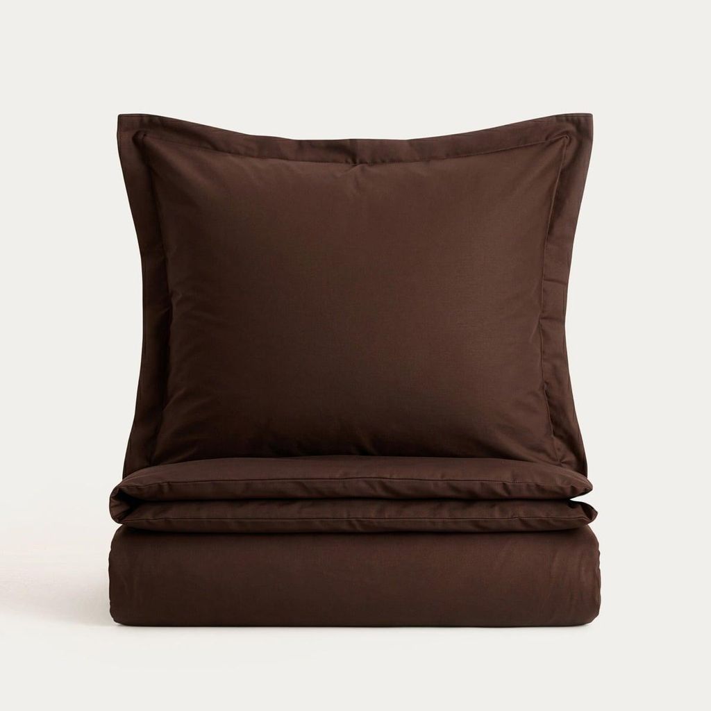HOMLA MILO-Bettwäsche, einfarbig, Satin, mit Paspel, Produktbild 