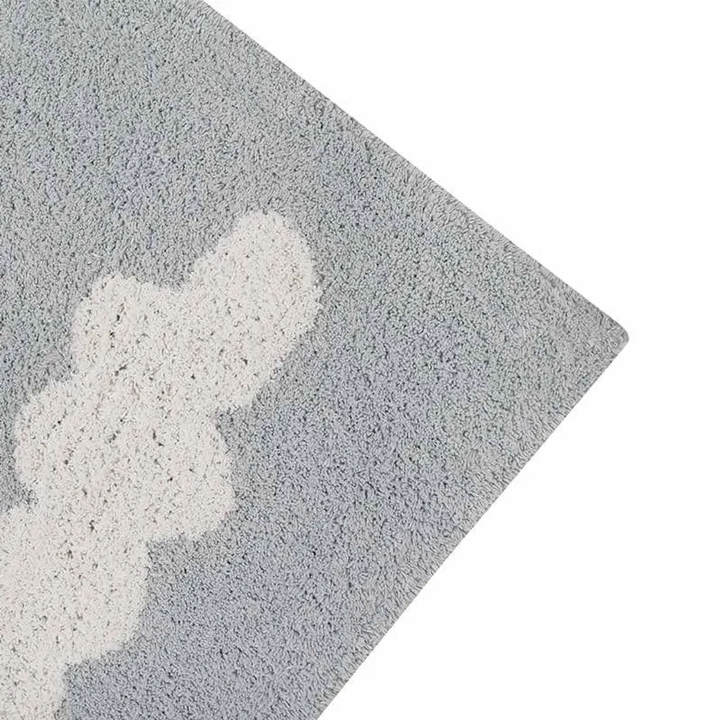 Tapis naturel Clouds Grey 120 x 160 cm - Tissage artisanal à la main
