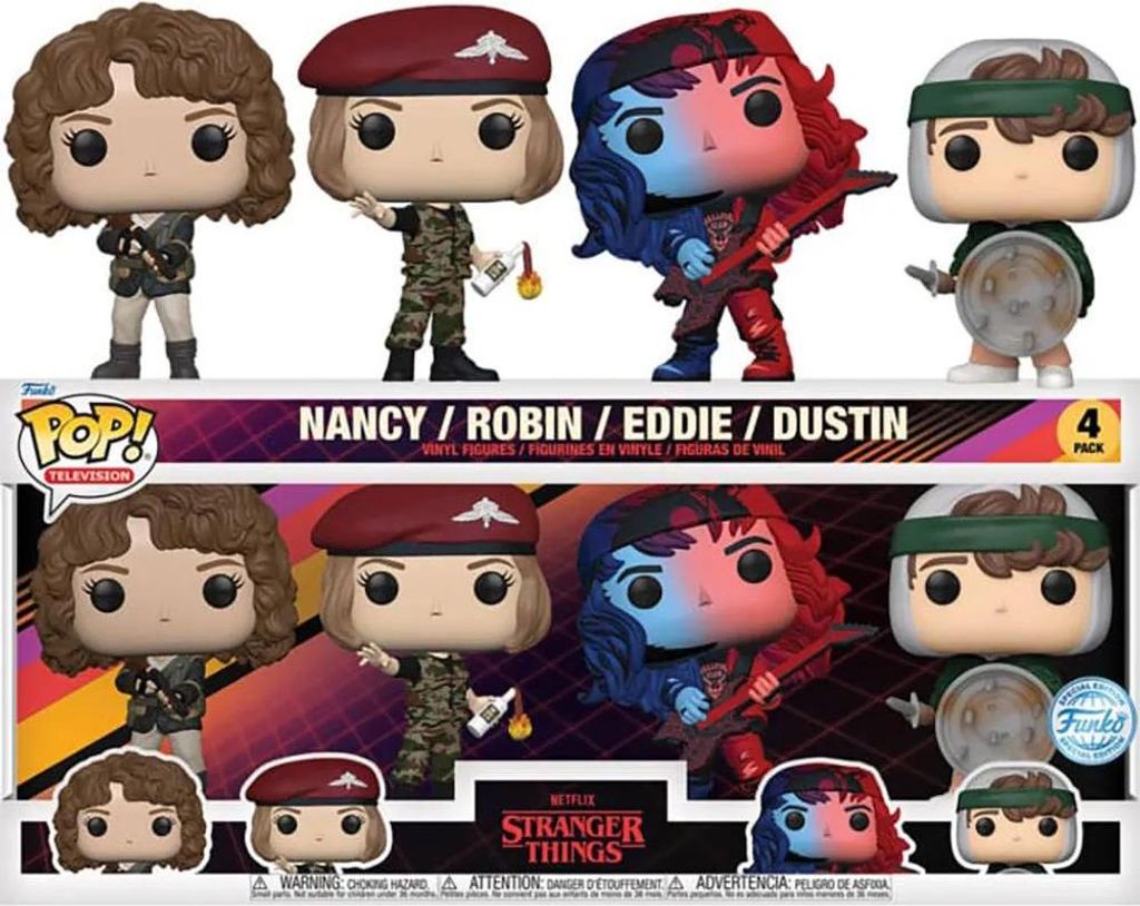 Funko POP! Stranger Things - 4er-Pack S4 (EMEA) #77214