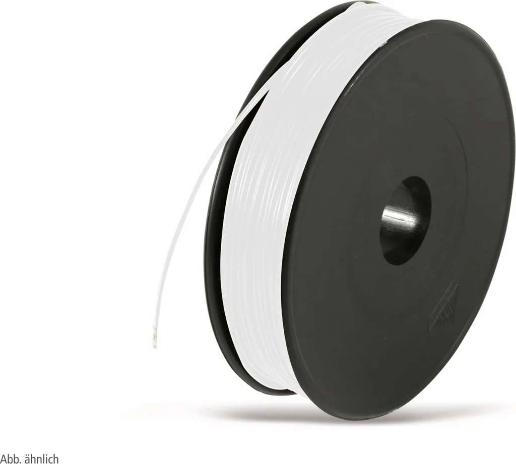 Rautronic Filo di Commutazione YV 0,8 mm 25m Bianco - Cavo Rigido Professionale