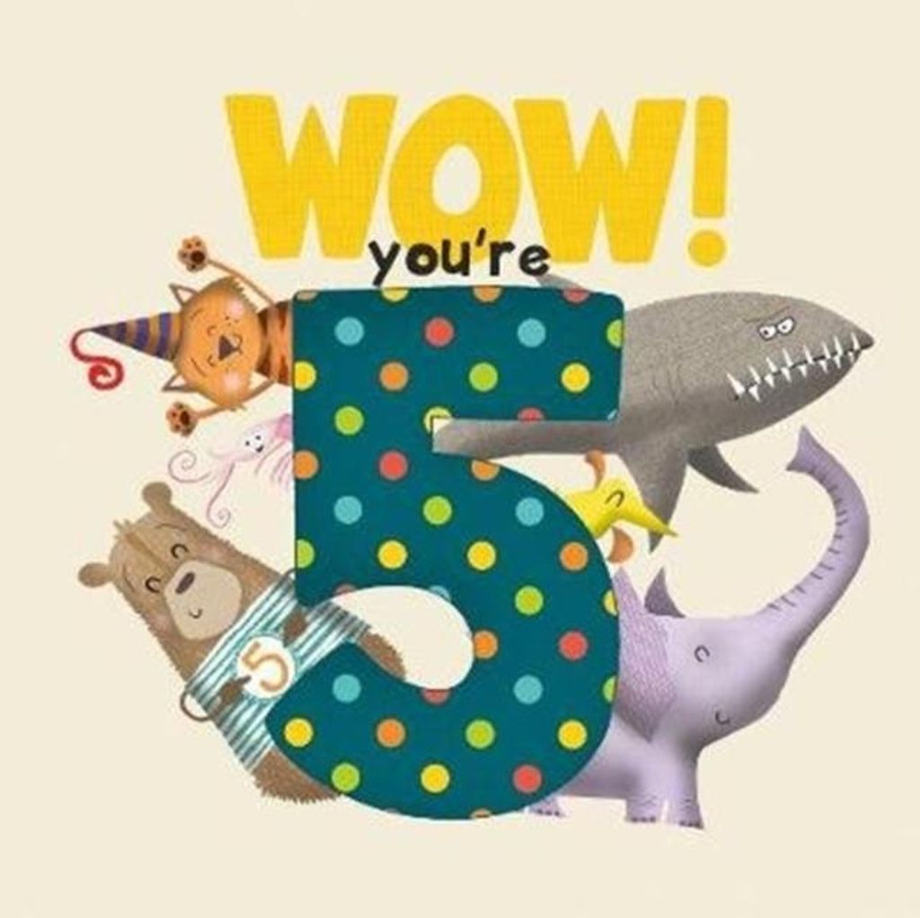 Wow Youre Five – Lingua: Inglese