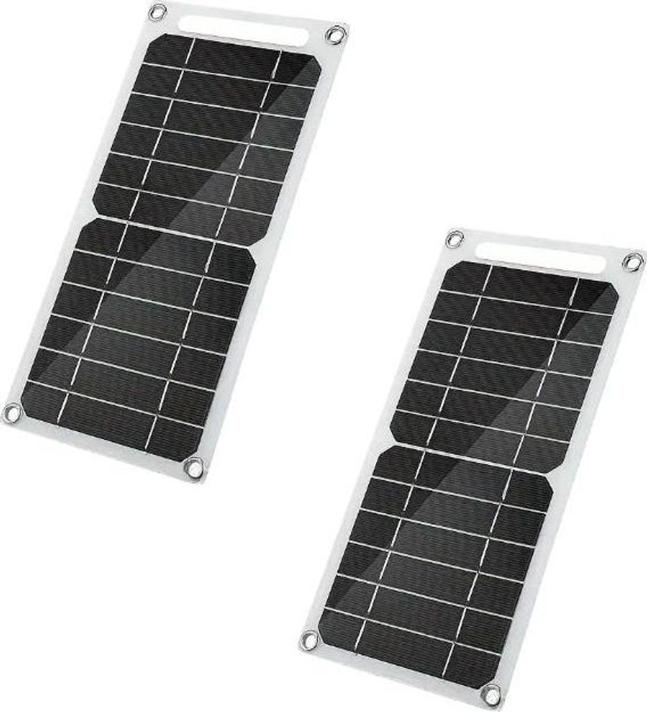 Solarpanel, hohe Effizienz, tragbares Design, 2PCS - 6V 6W