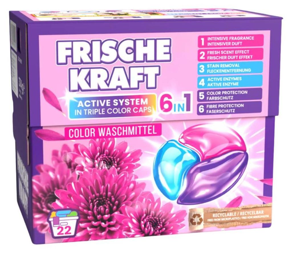 Frische Kraft 6v1 COLOR Gelkapseln 22 Stk