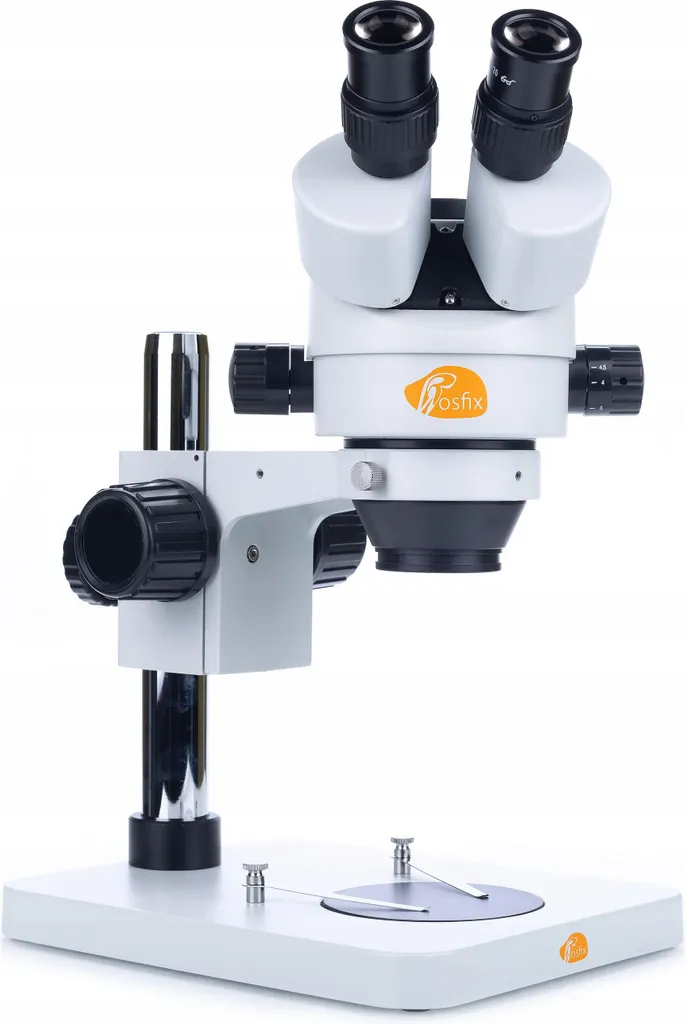 Microscope Trinoculaire Stéréoscopique Rosfix pour Électronique et Labo 7-45x - 14