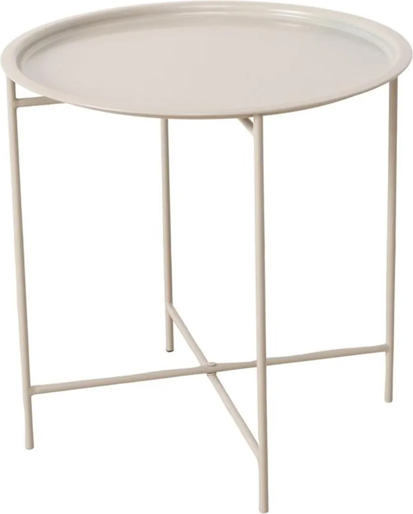 Guéridon en métal ROCKO 46 cm idéal pour poser vos livres et magazines