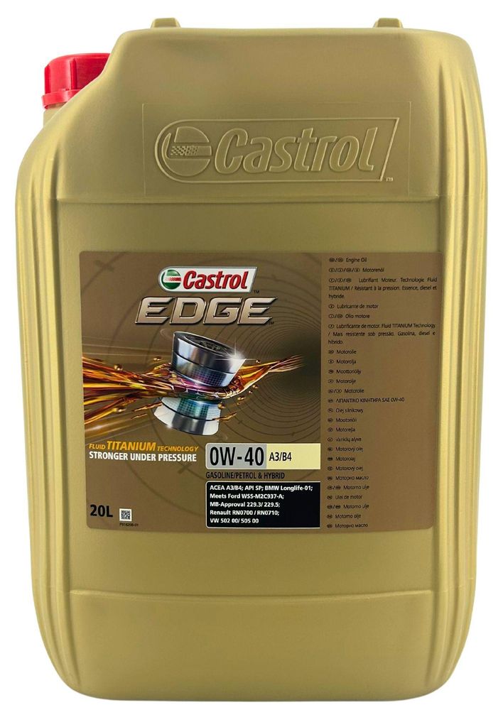 Castrol Edge 0W-40 A3/B4 20 Liter (15336A) Produktbild 