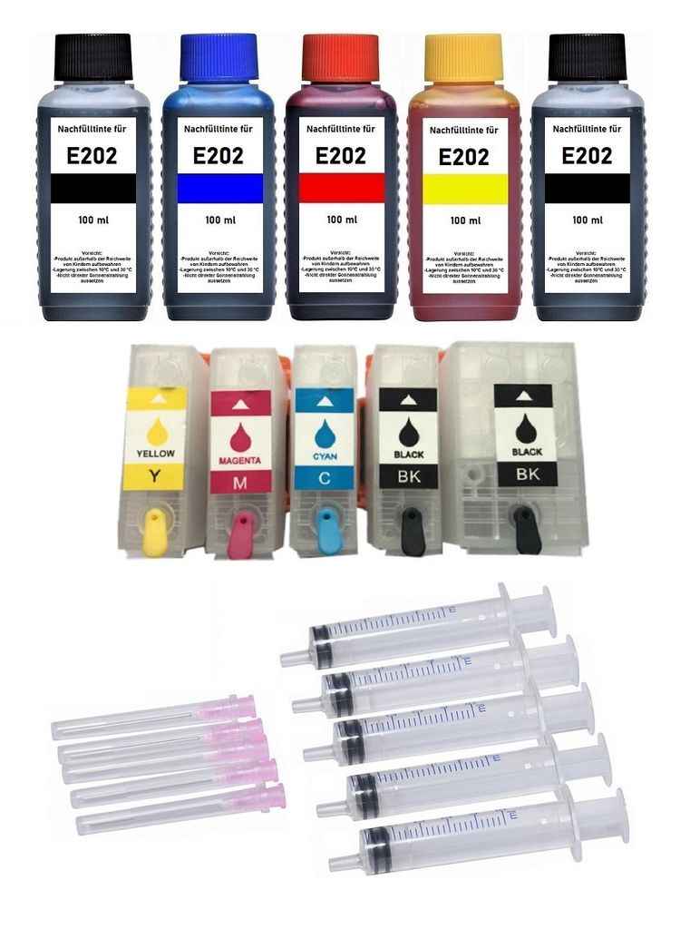 Cartouches d'encre rechargeables compatibles avec Epson Image du produit 
