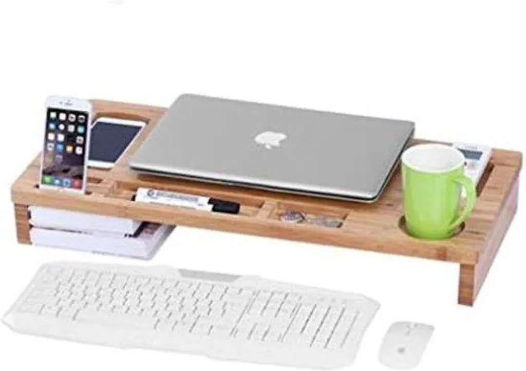 Support d'écran ergonomique pour PC et TV réglable, finition noire
