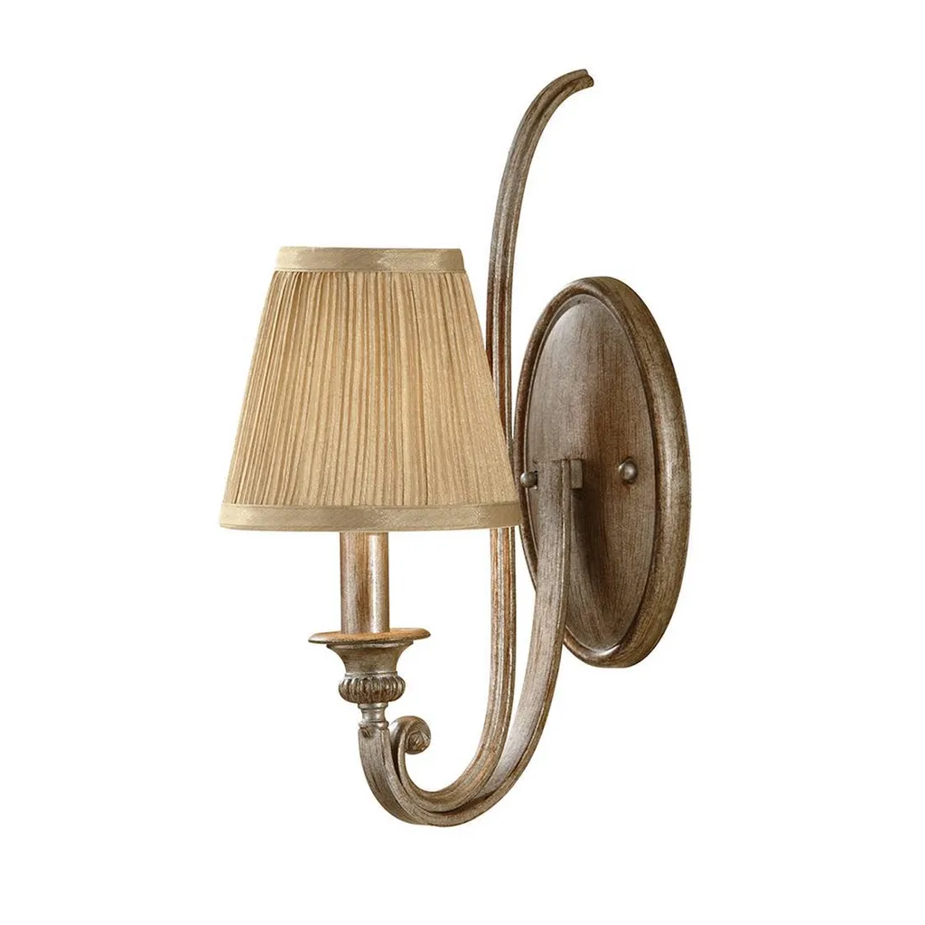 Luminaire mural design classique Abbey Feiss avec abat-jour 1xE14 40W