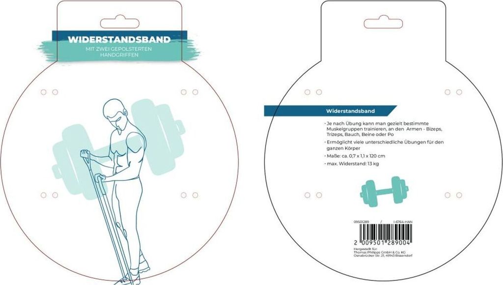 6x Widerstandsband Griffe Bänder Sport Fitness Klimmzüge Resistance Thera Latex