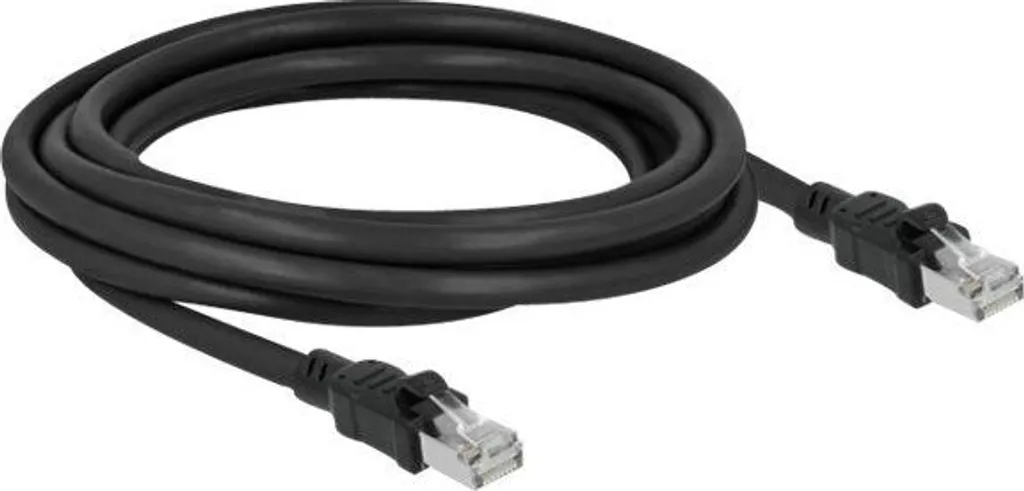 Cordon de Brassage RJ45 Cat.6A F/UTP Blindé 3m pour Réseau Ethernet