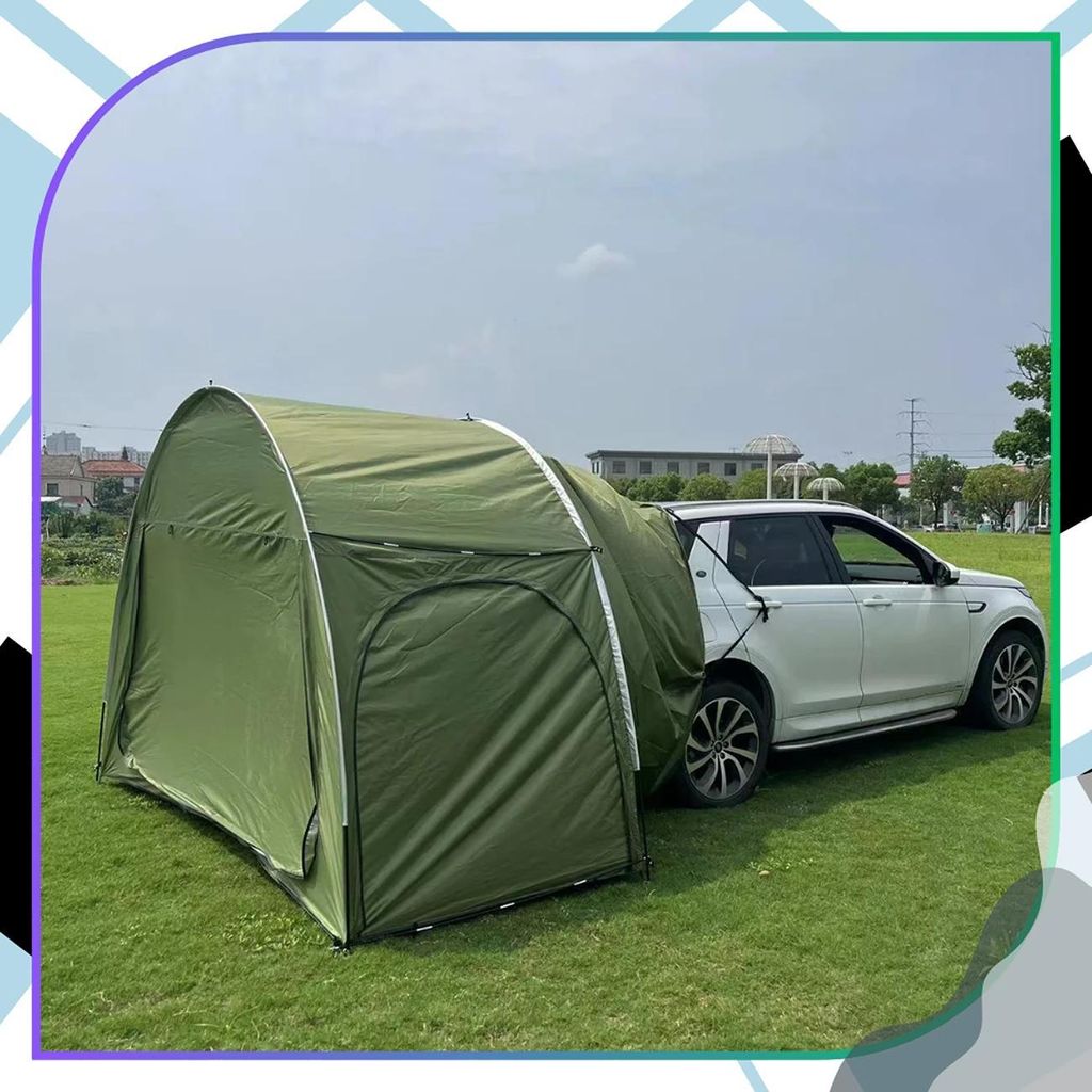 EDIBAZZAR | Autozelt 300x150x210 cm Heck 2-Personen