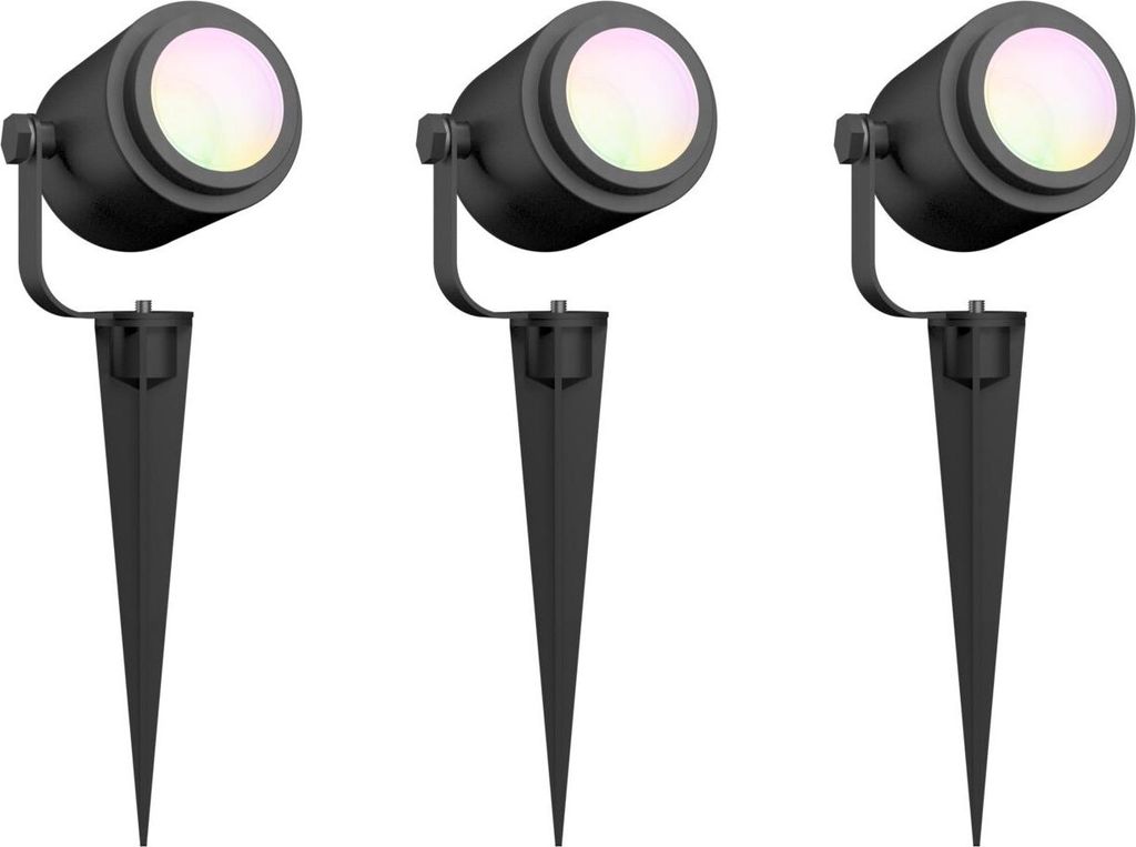 Faretto LED da giardino Calex Smart Ground 24V, luce bianca Immagine del prodotto 