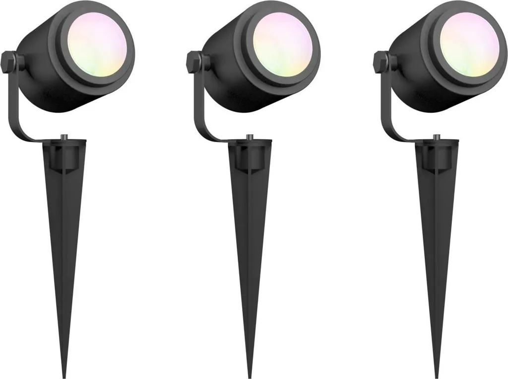Solution éclairage extérieur connecté Calex Smart Ground 24V IP44 Noir