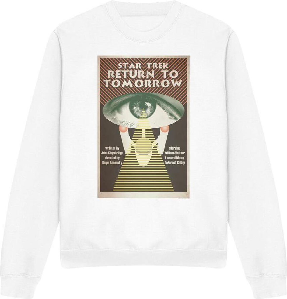 Star Trek - "The Original Series Episode 49" Sweatshirt für Herren/Damen Uni TV11605 (M) (Weiß)