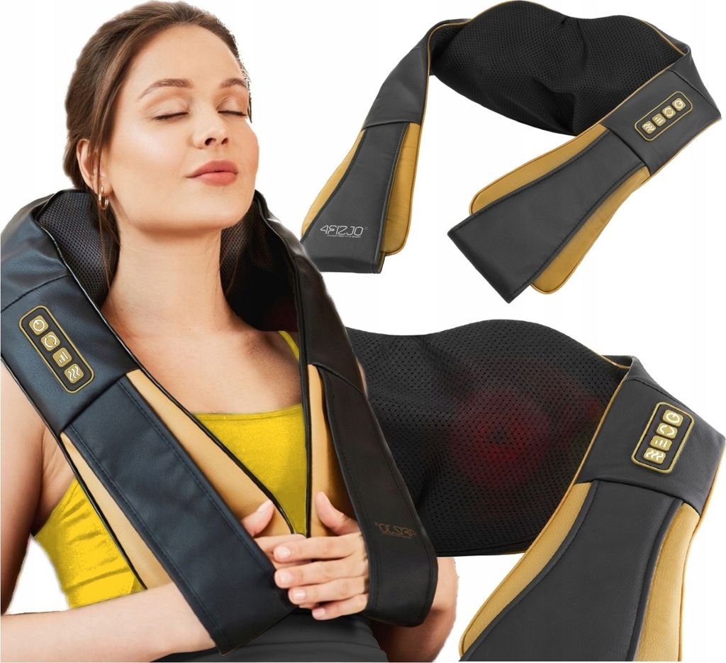 Beheizter Massagegürtel Shiatsu Pro + Für Nacken-Nacken-Rücken-Körper-Massage