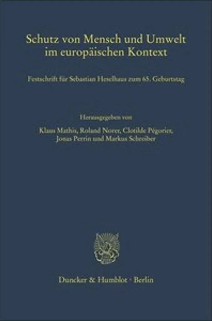 Livre de révision écologie et protection humaine en Europe