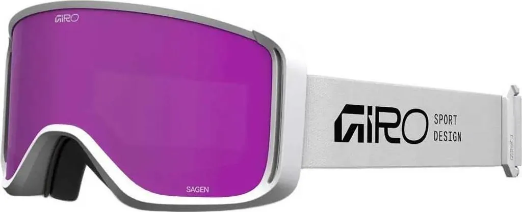Masque de ski Giro Sagen W STACKED WHITE compatible avec lunettes
