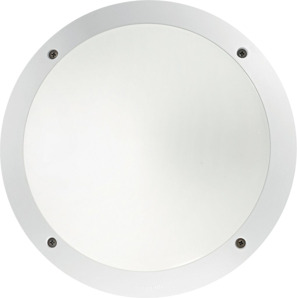Ideal Lux POLAR Wandleuchte E27 300mm dimmbar Weiss IP66 096667