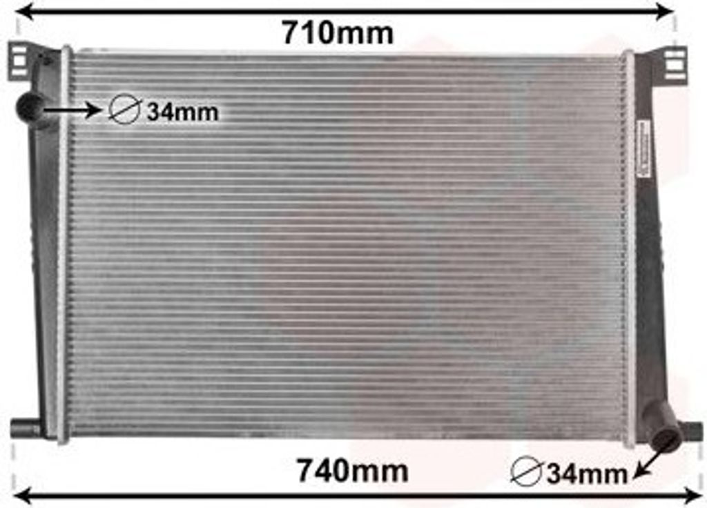 Van Wezel Motorkühler für Mini Produktbild 