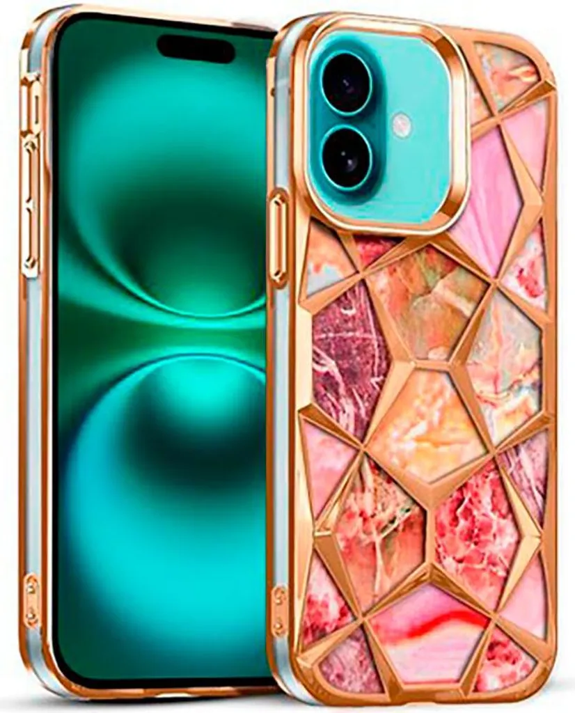 Coque iPhone 16 Plus Effet Marbre Housse de Protection Mobile Chic