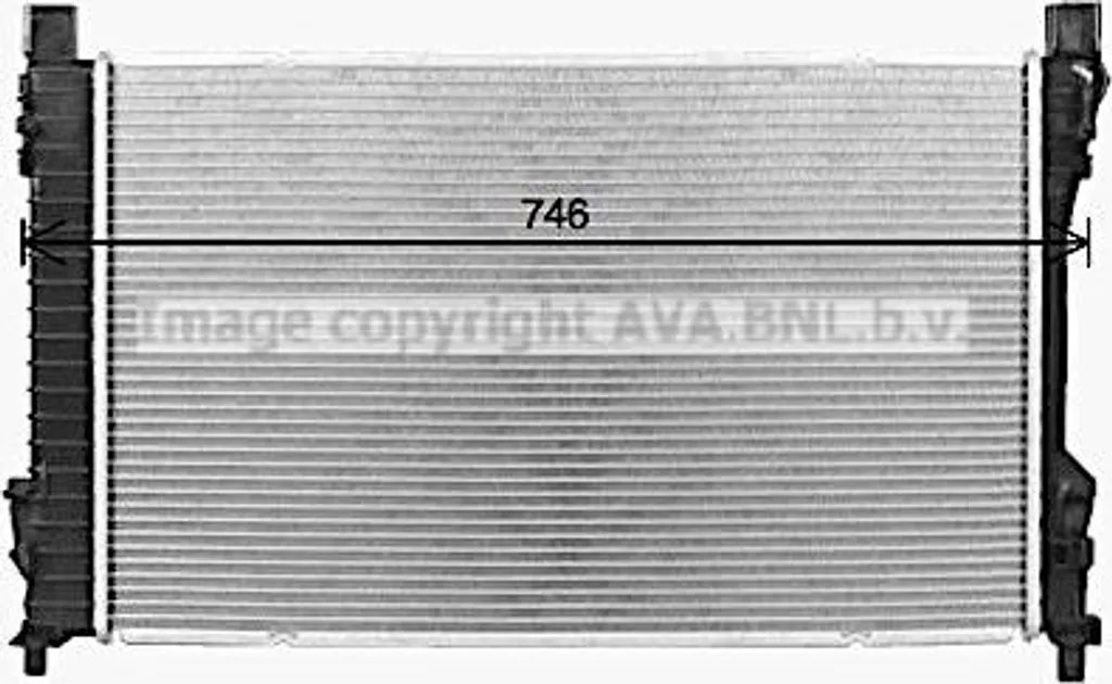 Radiateur Moteur AVA MS2727 pour Mercedes-Benz 2035004803 Classe C/CLK