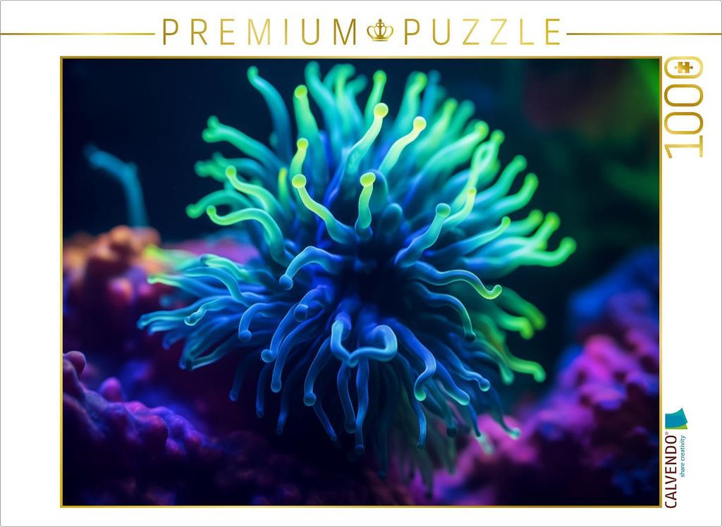 CALVENDO Puzzle Farbenspiel der Tiefe | 1000 Teile Lege-Größe 64x48cm Foto-Puzzle für glückliche Stunden