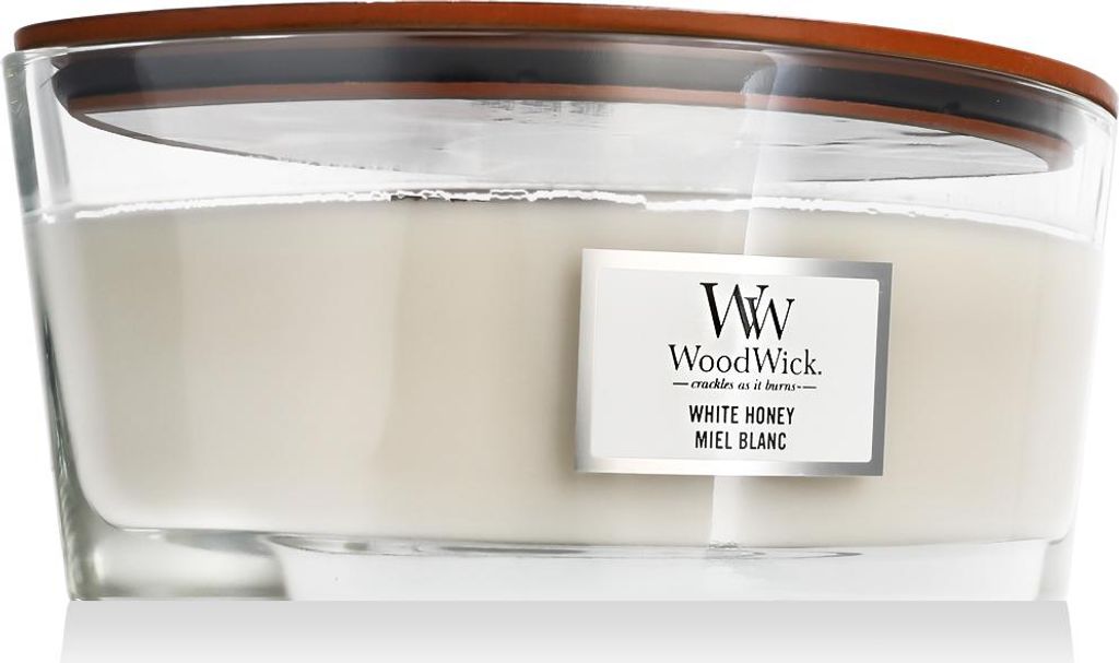 Candela profumata WoodWick Ellipse White Honey - 9 cm / 19 Immagine del prodotto 