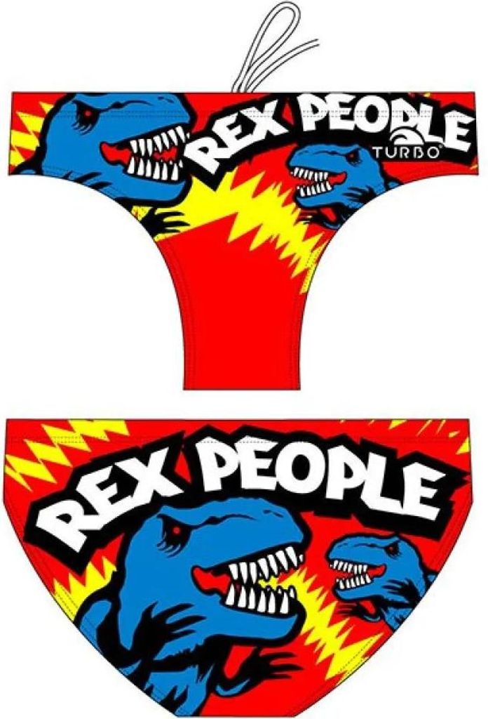 Turbo Rex People Badeslip Rot 13-14 Years Jungen Rot 13-14 Years