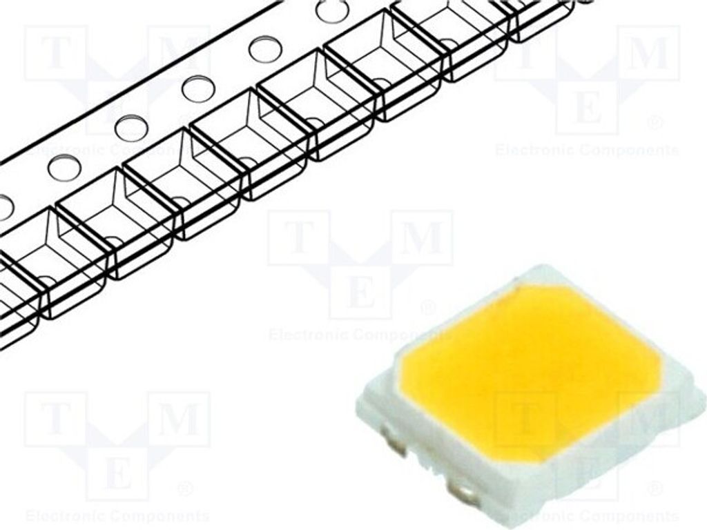 10x LED 60mA SMD 2835 120° 6500K kaltweiß 24÷30lm 80 2,9÷3,2V LTW-2835SZK65 LED-Di