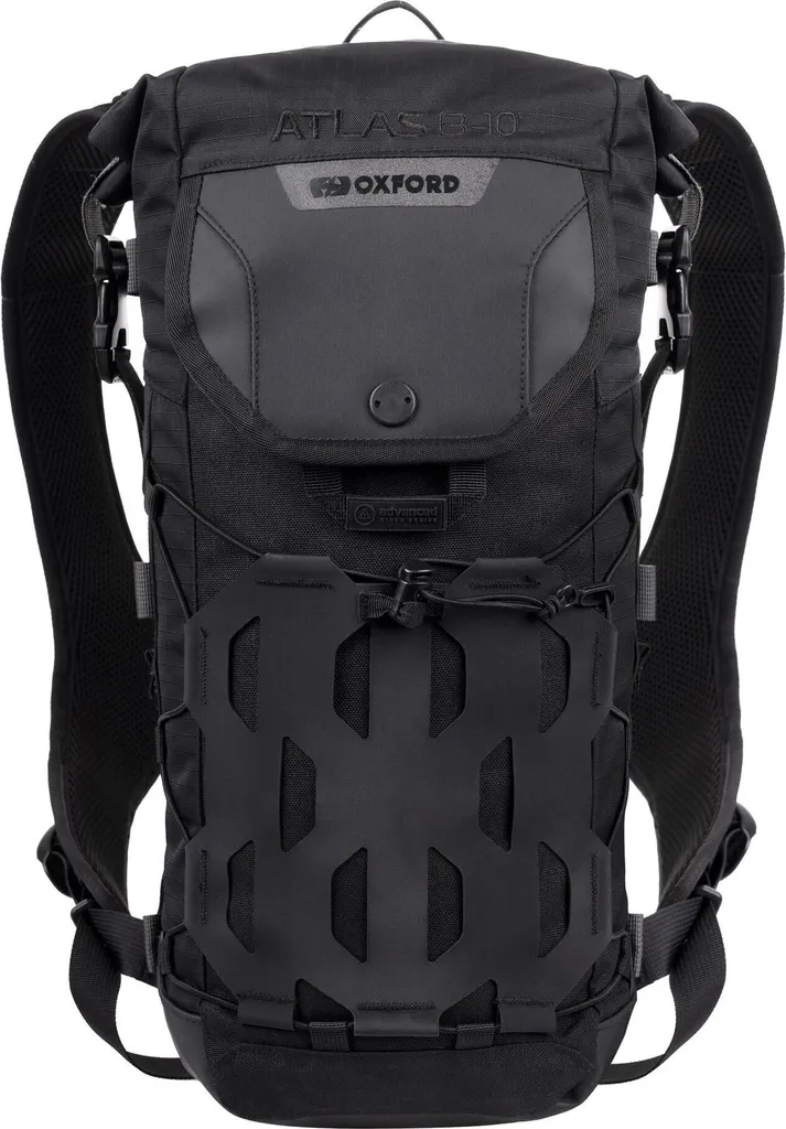 Sacoche arrière de moto Oxford T30R noire, bagage selle de 30L