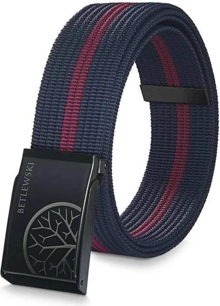 Cintura Automatica Betlewski PRC17 Pelle Nera - Misura Regolabile XL