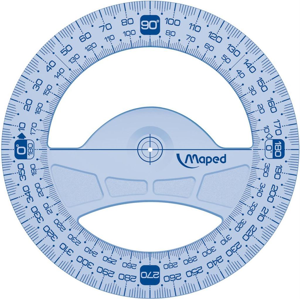 Goniometro cartografato Geometrico 360 gradi, 120 mm, in Immagine del prodotto 