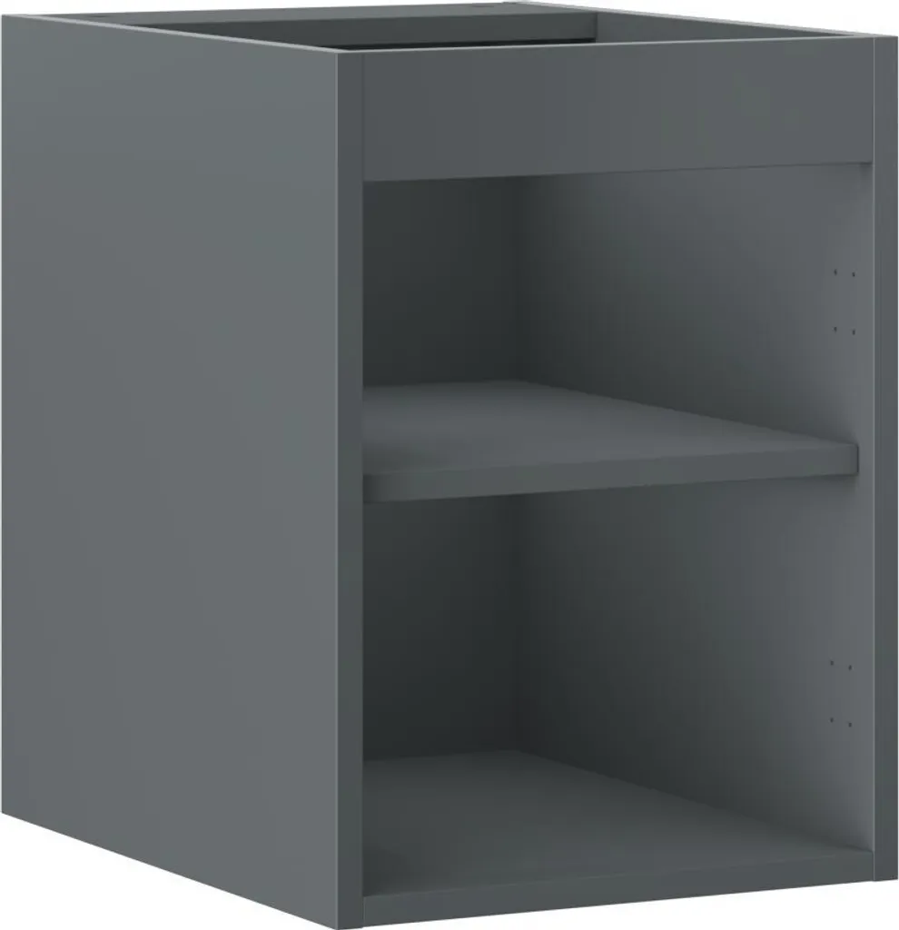 Meuble Sous-Lavabo Suspendu 35 cm : Solution Gain de Place Graphite Mat