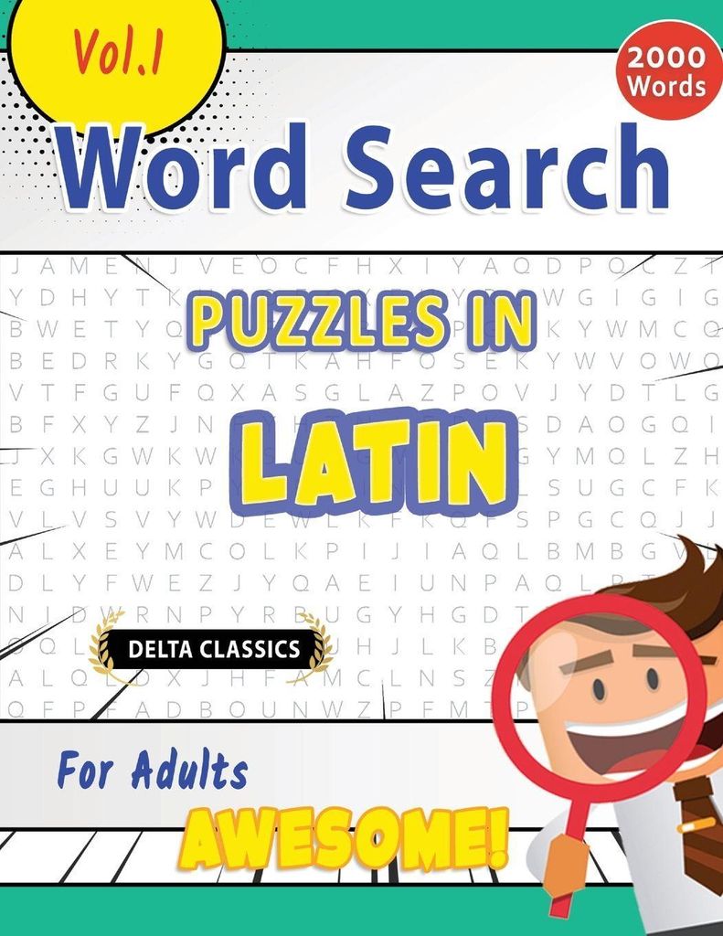 Word Search Puzzles In Latin For Adults - Awesome! Vol.1 - Delta Classics