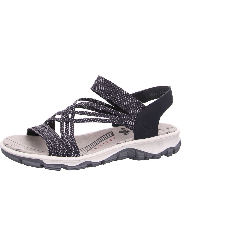 Rieker dámske topánky Papuče Sandal Black Leisure, Veľkosť Obrázok produktu 
