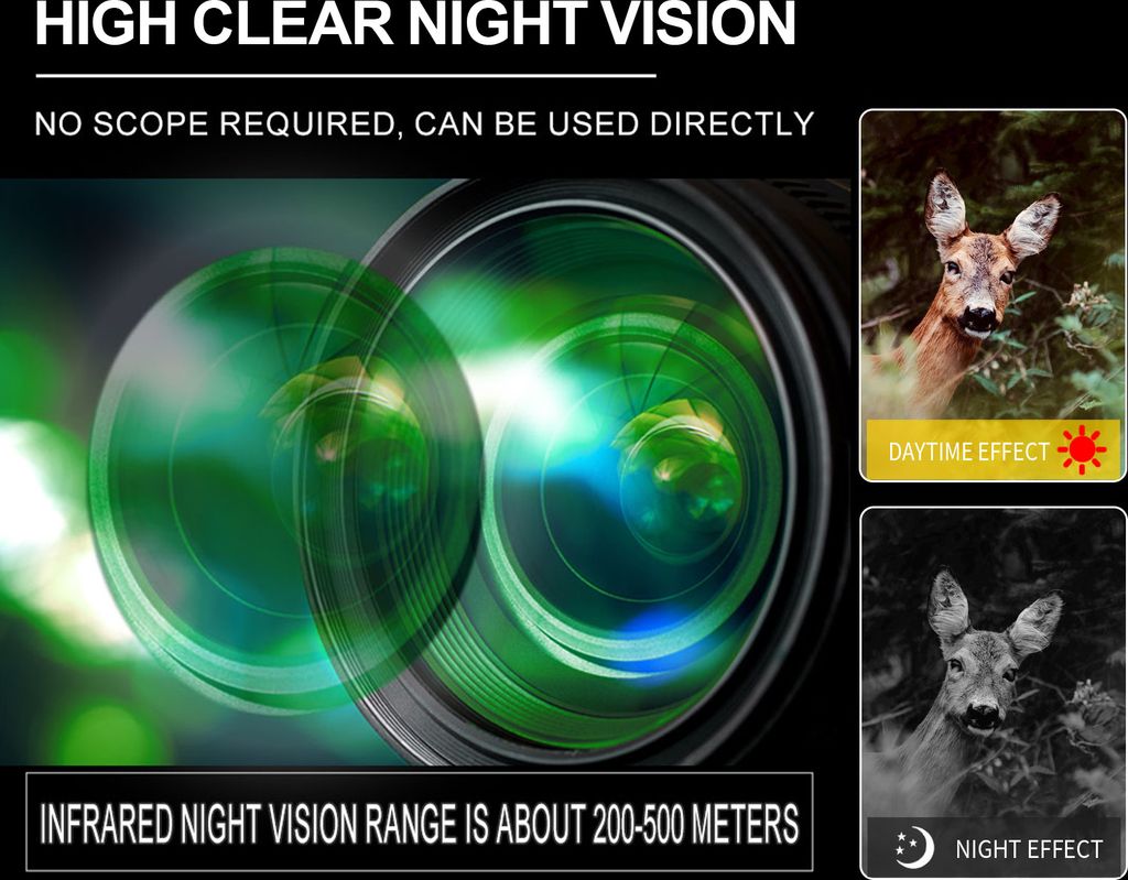 Monokulární přístroj pro noční vidění, digitální dalekohled Obrázek produktu 11