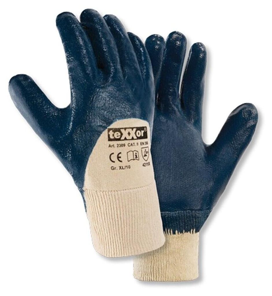 TEXXOR Nitrilhandschuhe 2309 blau 6 Paar