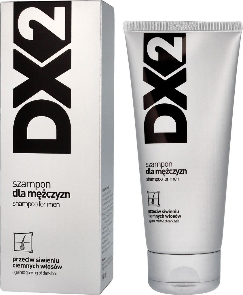 DX2 Shampooing anti-grisaille pour cheveux foncés150 ml Image du produit 